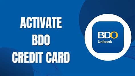 HOW TO ACTIVATE BDO CREDIT CARD (Updated) .